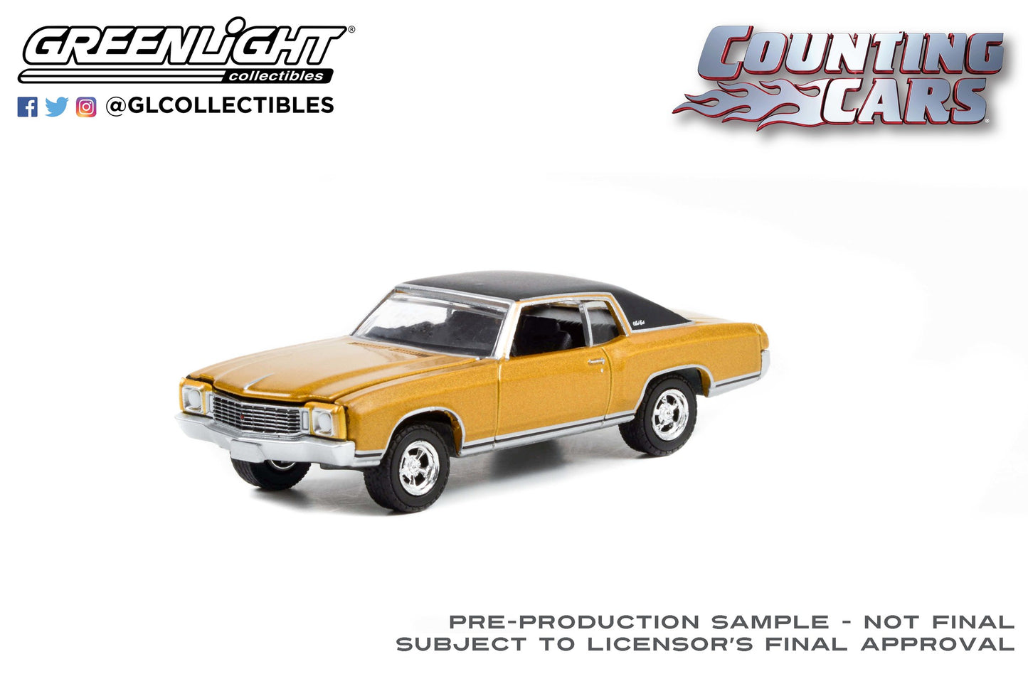 Greenlight - 1972 Chevrolet Monte Carlo - Counting Cars - 44950-D - 1:64 - Hollywood