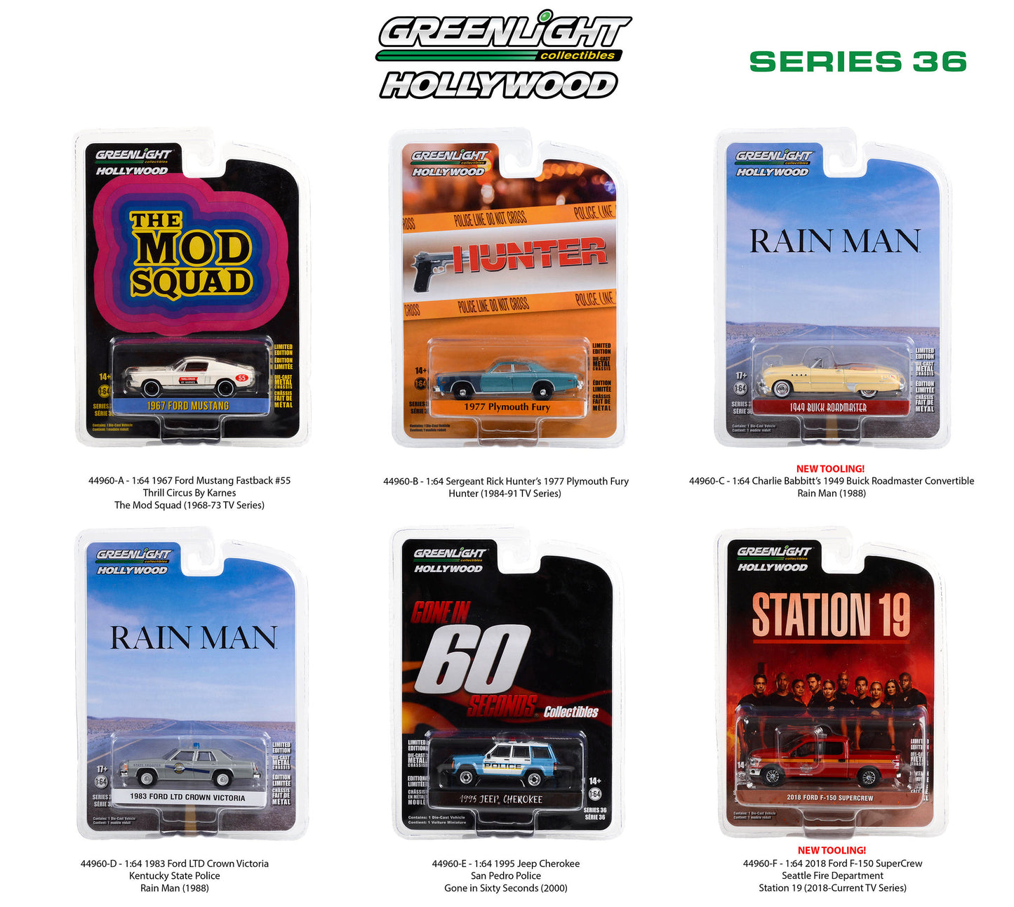 Greenlight - Jeep Cherokee - Gone in 60 Seconds - 44960-E - 1:64 - Hollywood 36