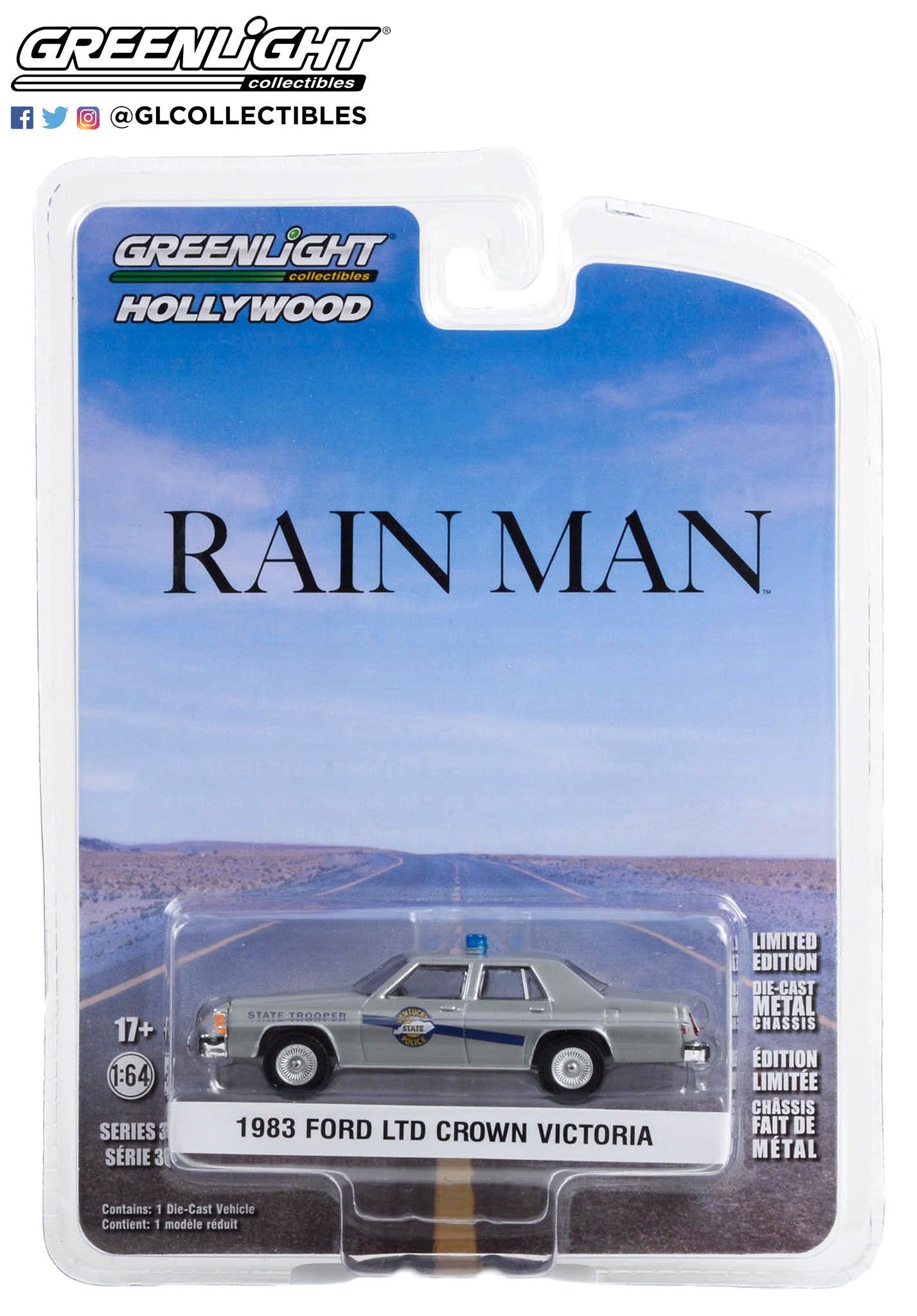 Greenlight - 1983 Ford LTD Crown - Rain Man - 44960-D - 1:64 - Hollywood 36