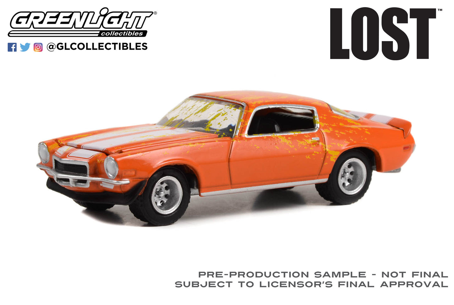Greenlight - 1971 Chevrolet Camaro Z28 - Lost TV-Series - 44980-C - Hollywood 38 - 1:64