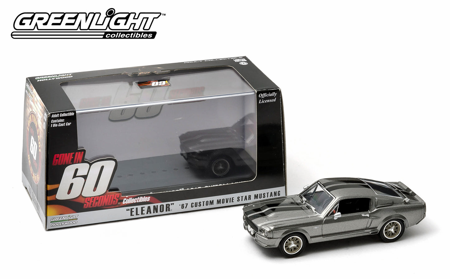 Greenlight - ´67 Mustang - Eleanor - Gone in 60 Seconds - 86411 - 1:43 - Hollywood