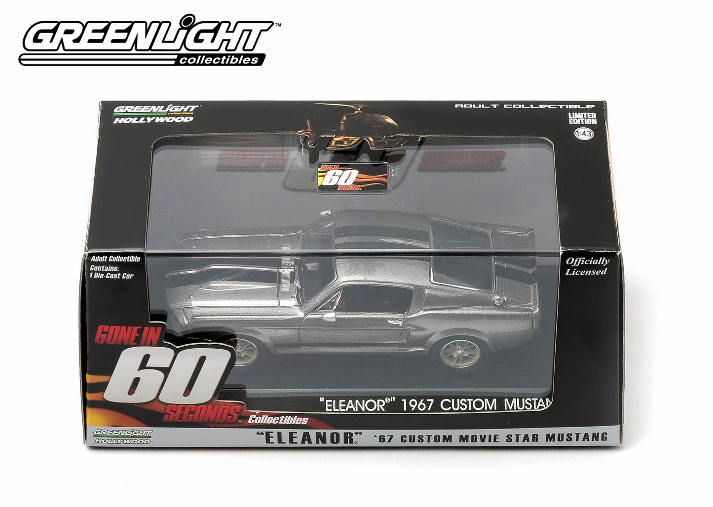 Greenlight - ´67 Mustang - Eleanor - Gone in 60 Seconds - 86411 - 1:43 - Hollywood