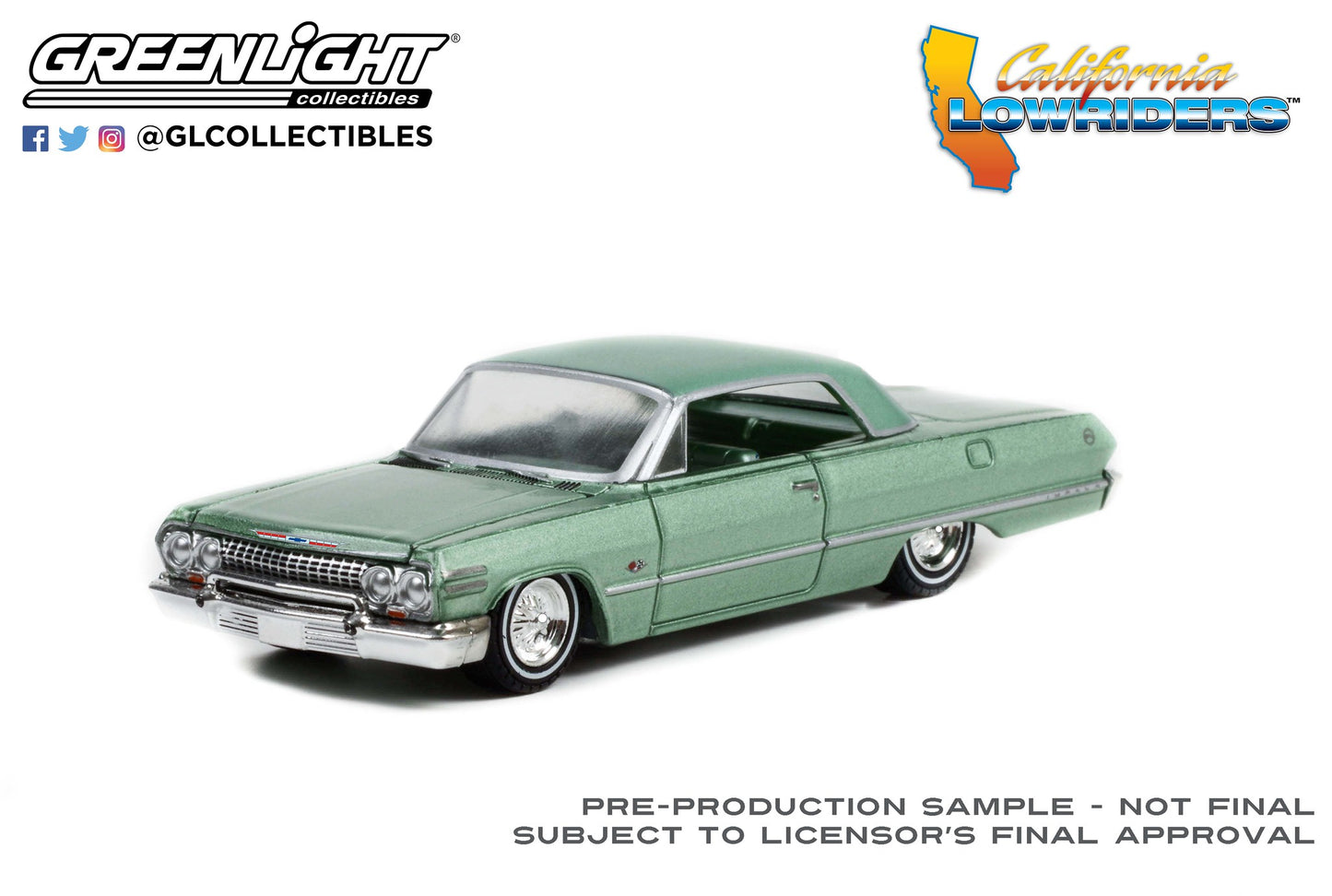 Greenlight - 1963 Chevrolet Impala - California Lowriders 1 - 63010-B - 1:64