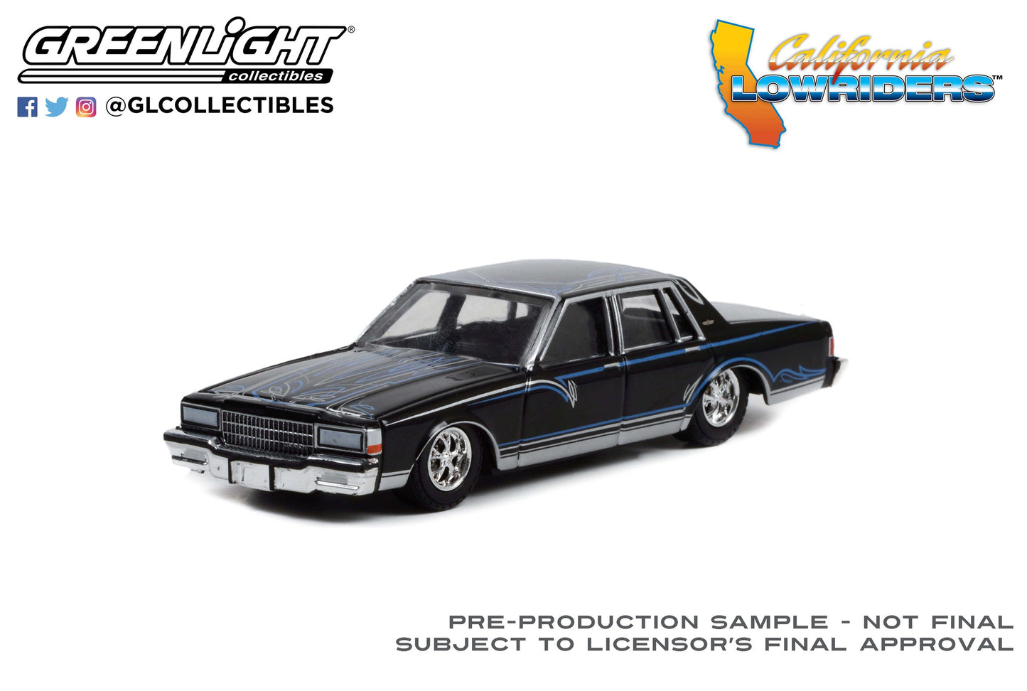 Greenlight - 1987 Chevrolet Caprice - California Lowriders 1 - 63010-D - 1:64