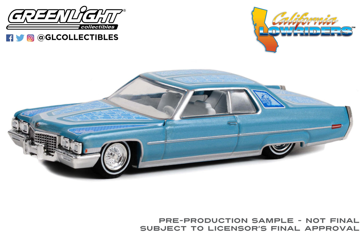 Greenlight - 1972 Cadillac Coupe deVille - California Lowriders 2 - 63030-E