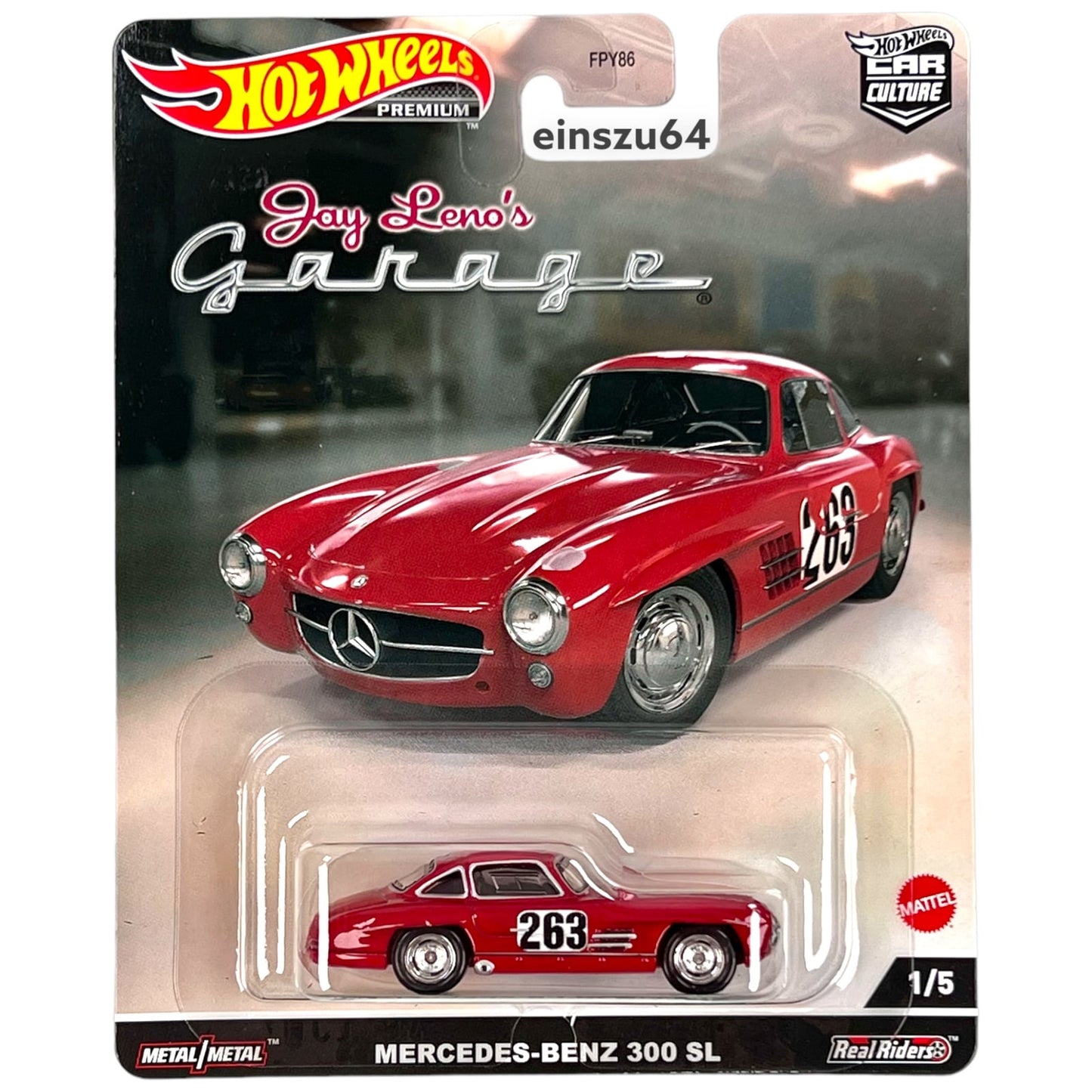 Hot Wheels 2022 - Jay Leno´s Garage - Mercedes-Benz 300 SL - HCK07 - 1:64