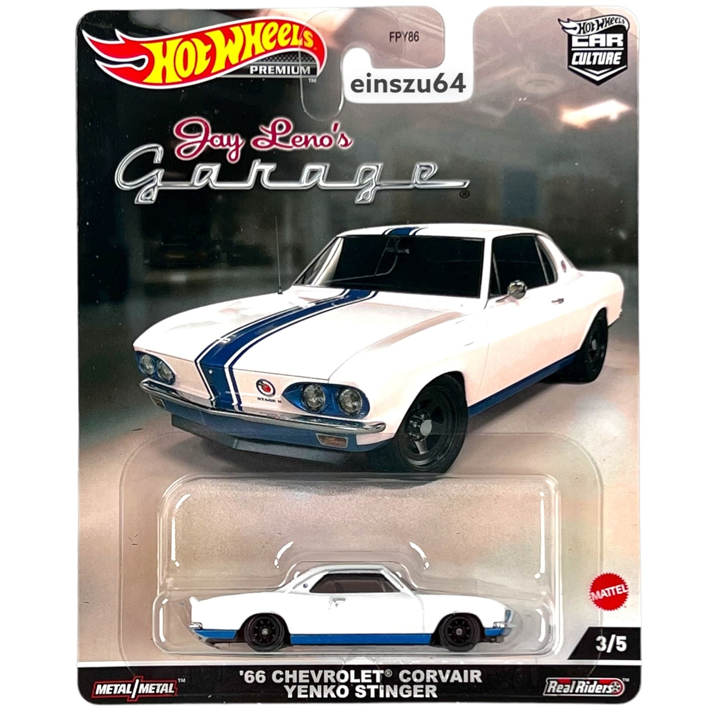 Hot Wheels 2022 - Jay Leno´s Garage - Chevrolet Corvair Yenko Stinger - HCJ84 - 1:64