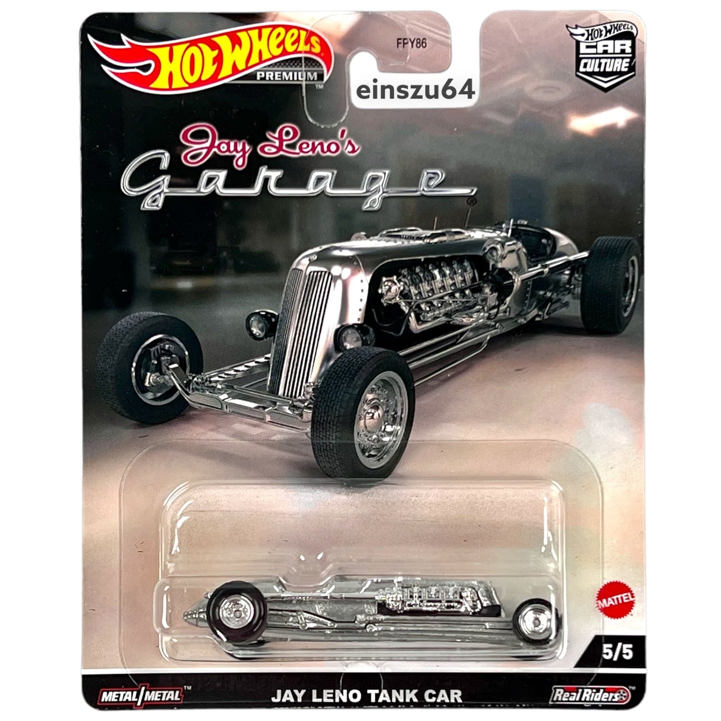 Hot Wheels 2022 - Jay Leno´s Garage - Jay Leno's Tank Car - HCJ85 - 1:64