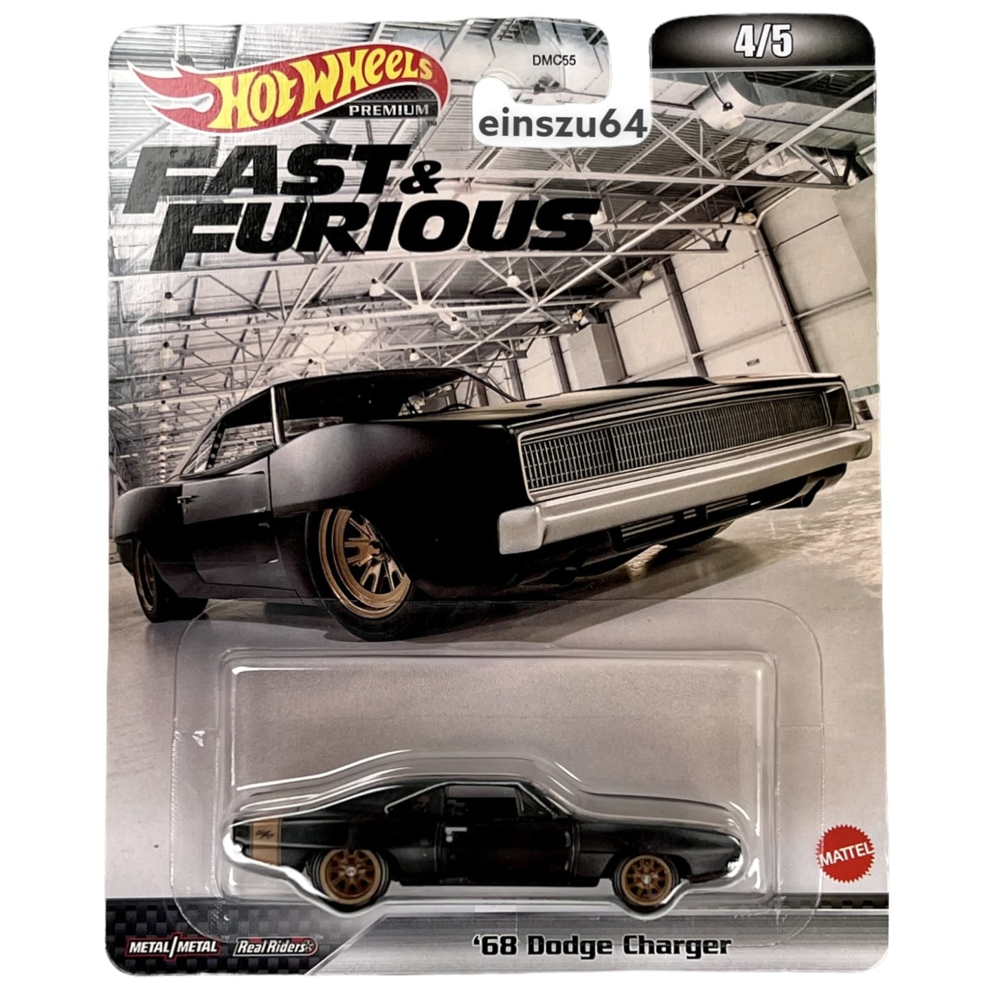 Hot Wheels 2022 - Fast & Furious - 1968 Dodge Charger Fast9 - HCP17 - 1:64