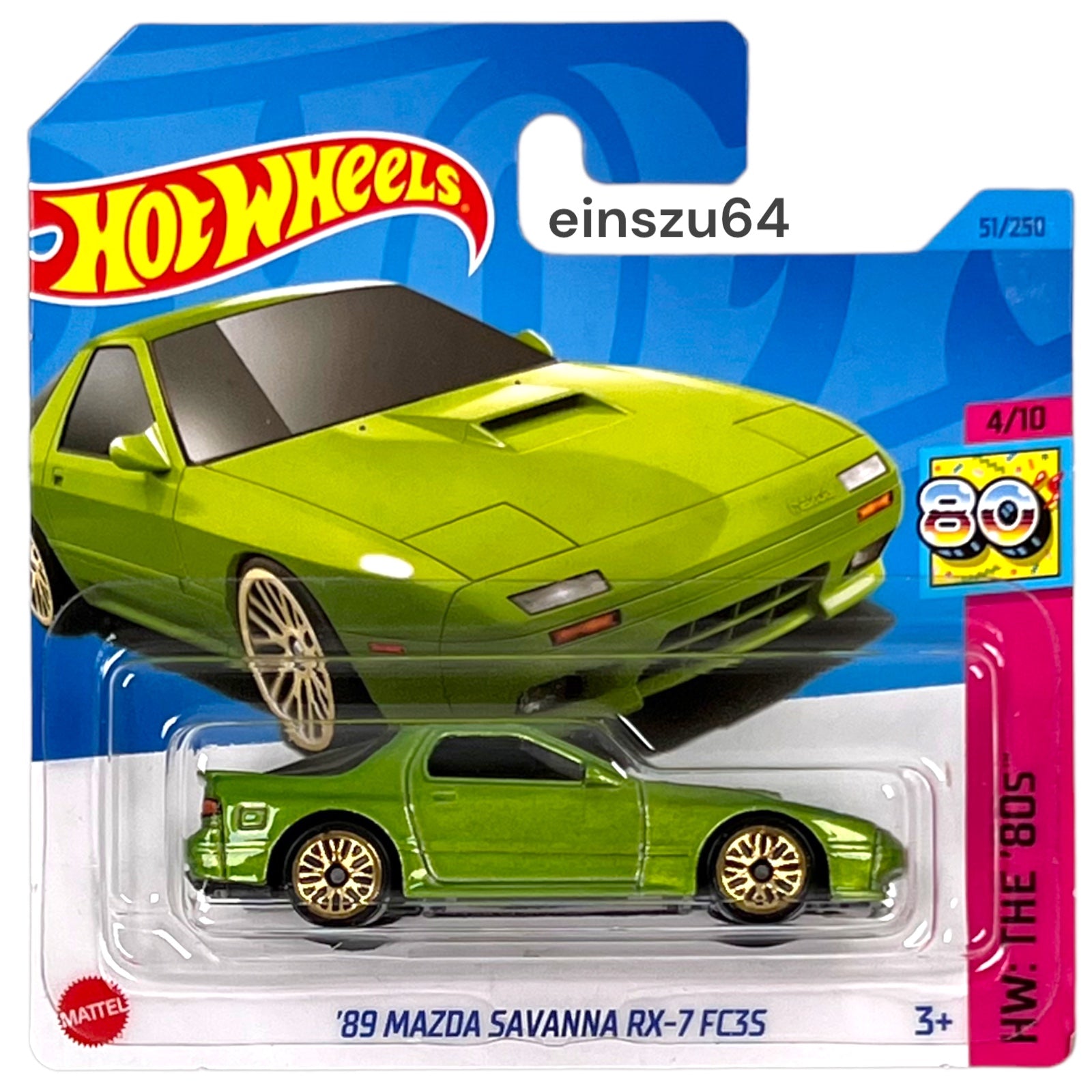 Hot Wheels 2023 - ´89 Mazda Savanna TX-7 FC3S - The ´80s 4/10 