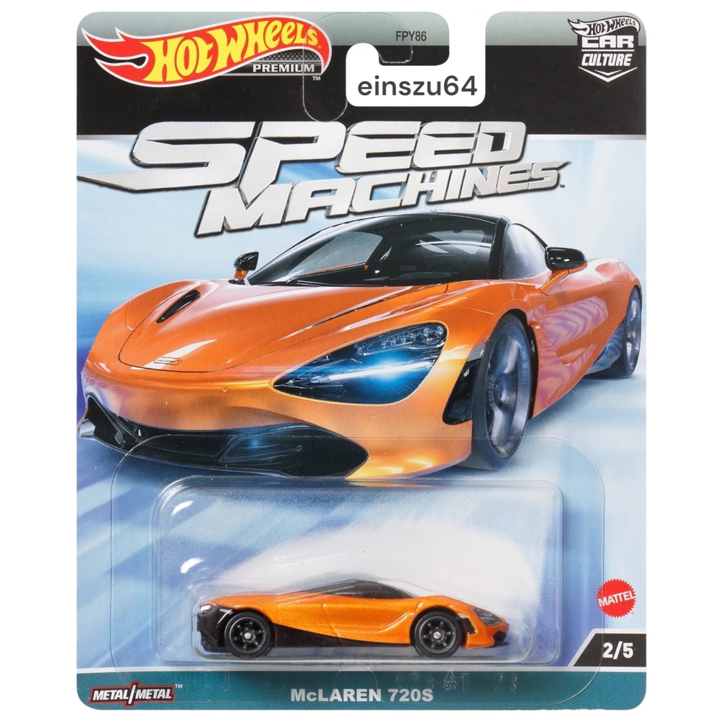 Hot Wheels 2023 - Speed Machines - McLaren 720S - HKC43 - 1:64 - Car Culture