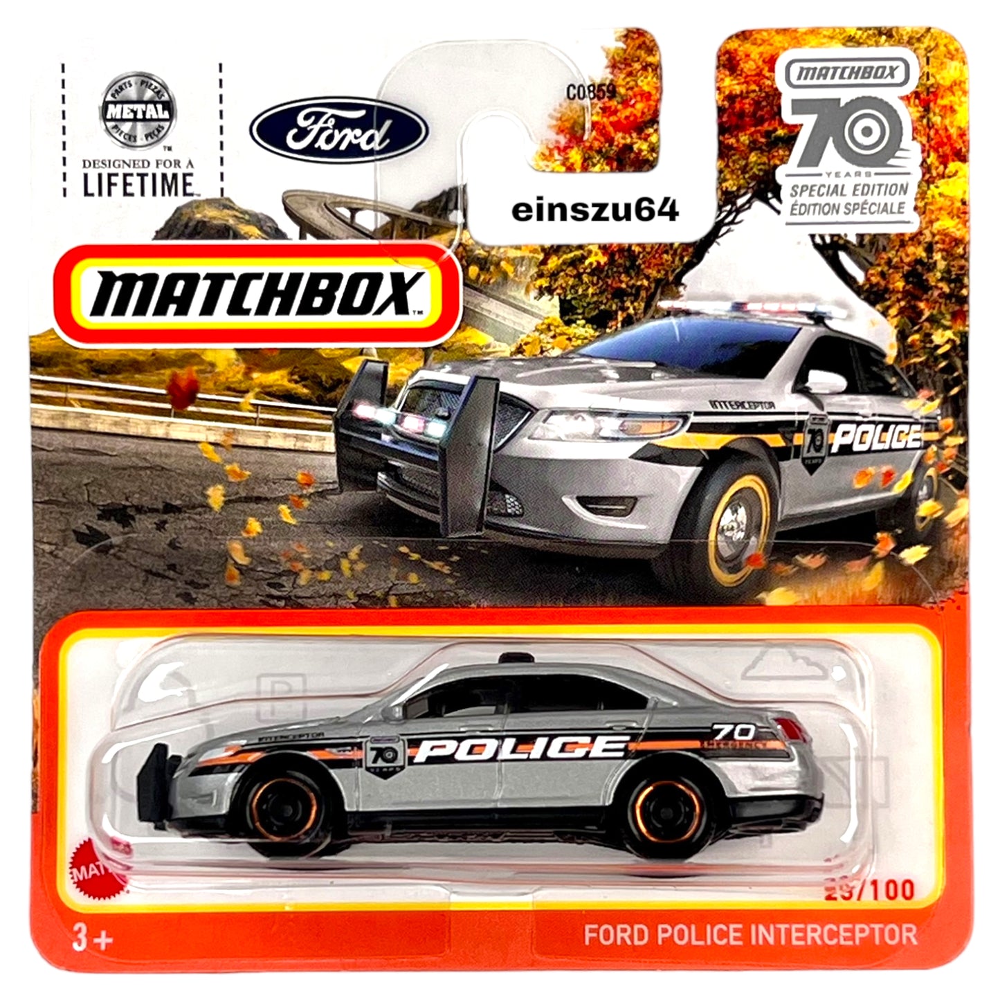 Matchbox 2023 - Ford Police Interceptor - HLD04 - 23/100 - 1:64