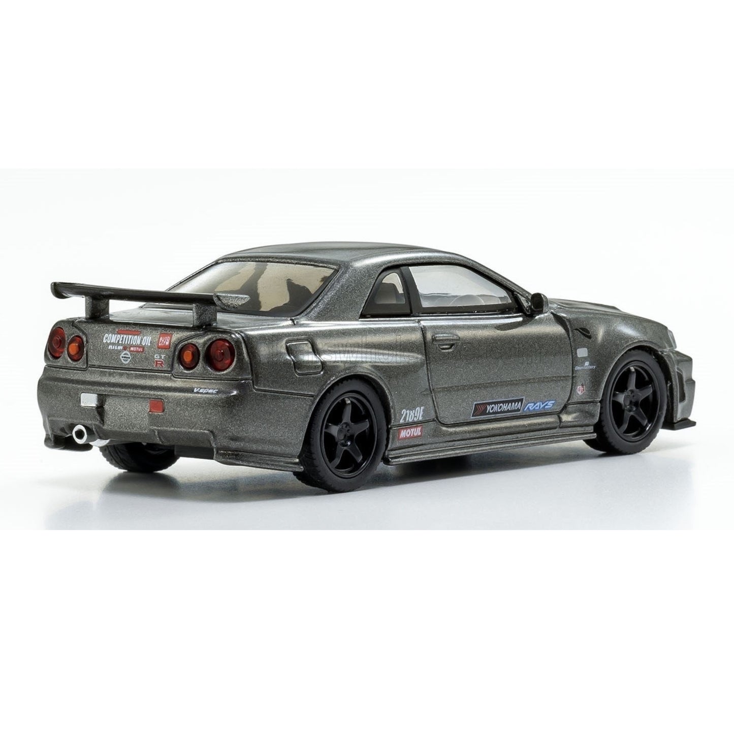 Kyosho - Nissan Skyline (BNR34) GT-R NISMO CRS Version (MOTN LED Base Compatible) - 07130LGR
