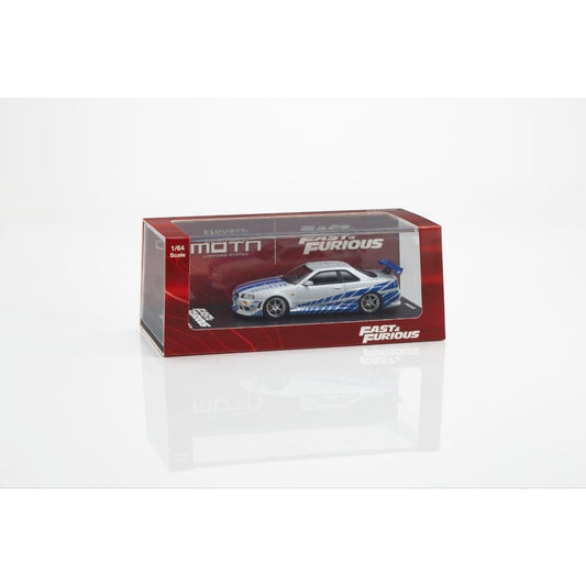 Kyosho - Pre-Order - Nissan Skyline GT-R (R34) Fast & Furious with LED - 07134LFFA