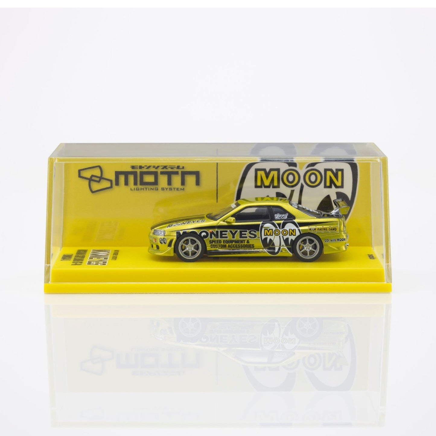 Kyosho - Pre-Order - NISSAN SKYLINE GT-R (R34) MOONEYES 1 WITH LED 2026 - 07134LM1
