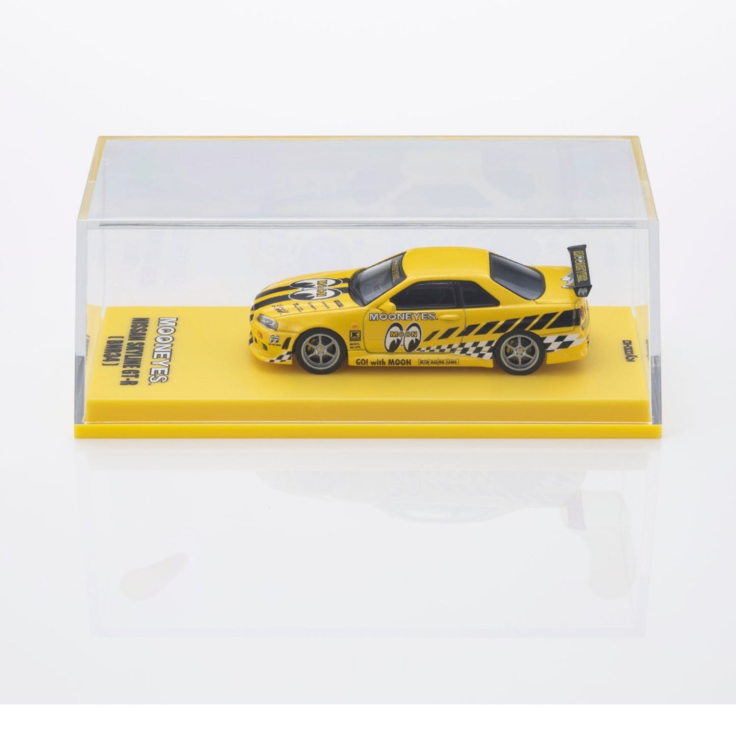 Kyosho - Pre-Order - NISSAN SKYLINE GT-R (R34) MOONEYES 1 WITH LED 2026 - 07134LM2