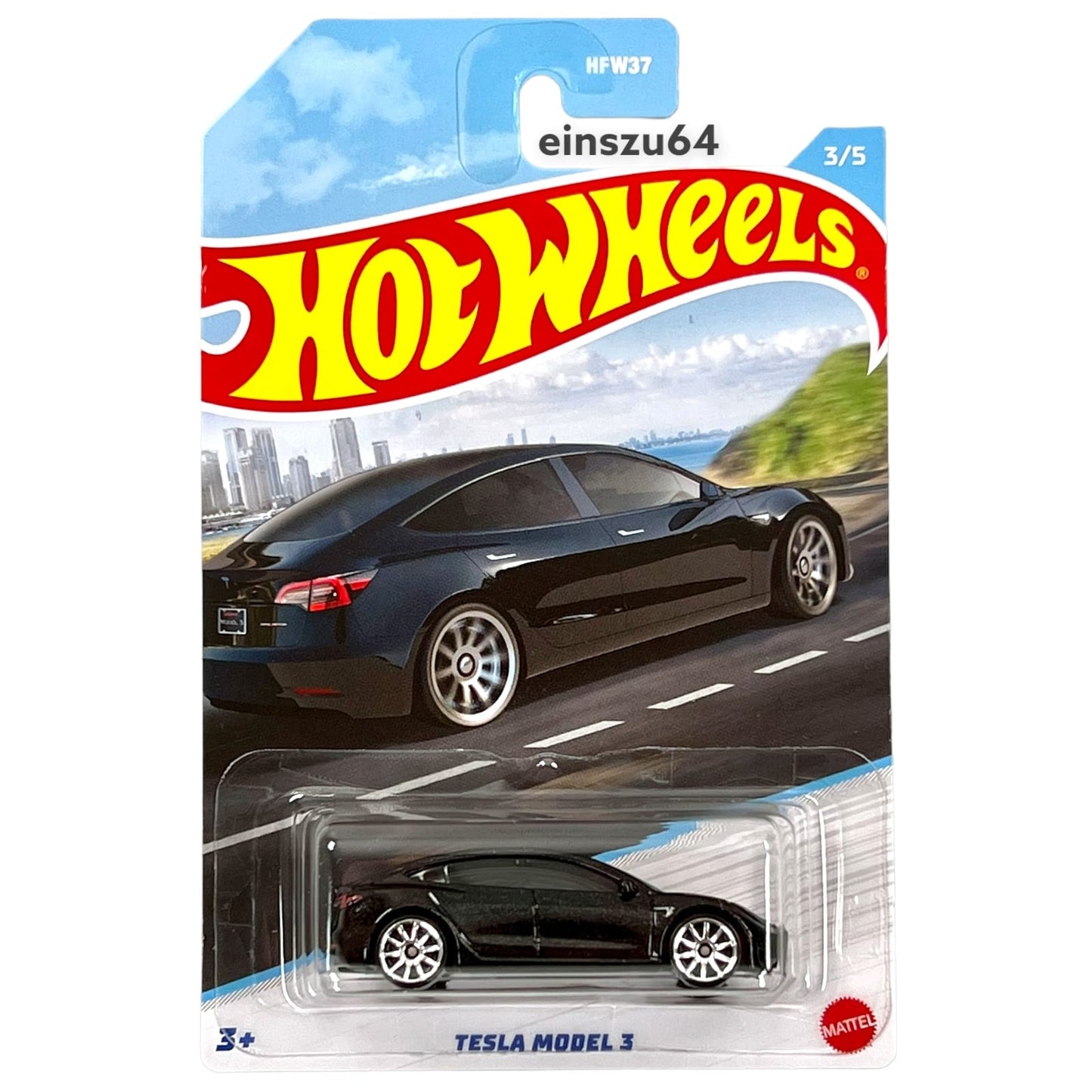 Hot Wheels 2022 - Tesla Modcel 3 - Luxury Sedans - HDH14