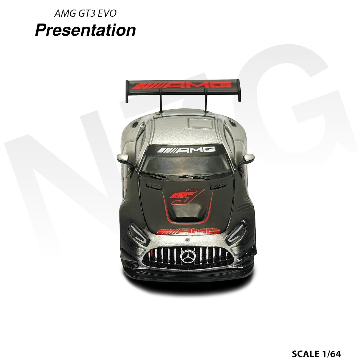 NZG - AMG GT3 EVO Presentation, black - 114600005