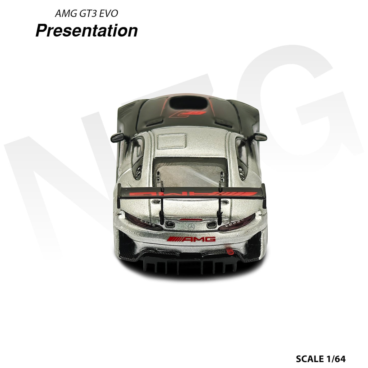 NZG - AMG GT3 EVO Presentation, black - 114600005