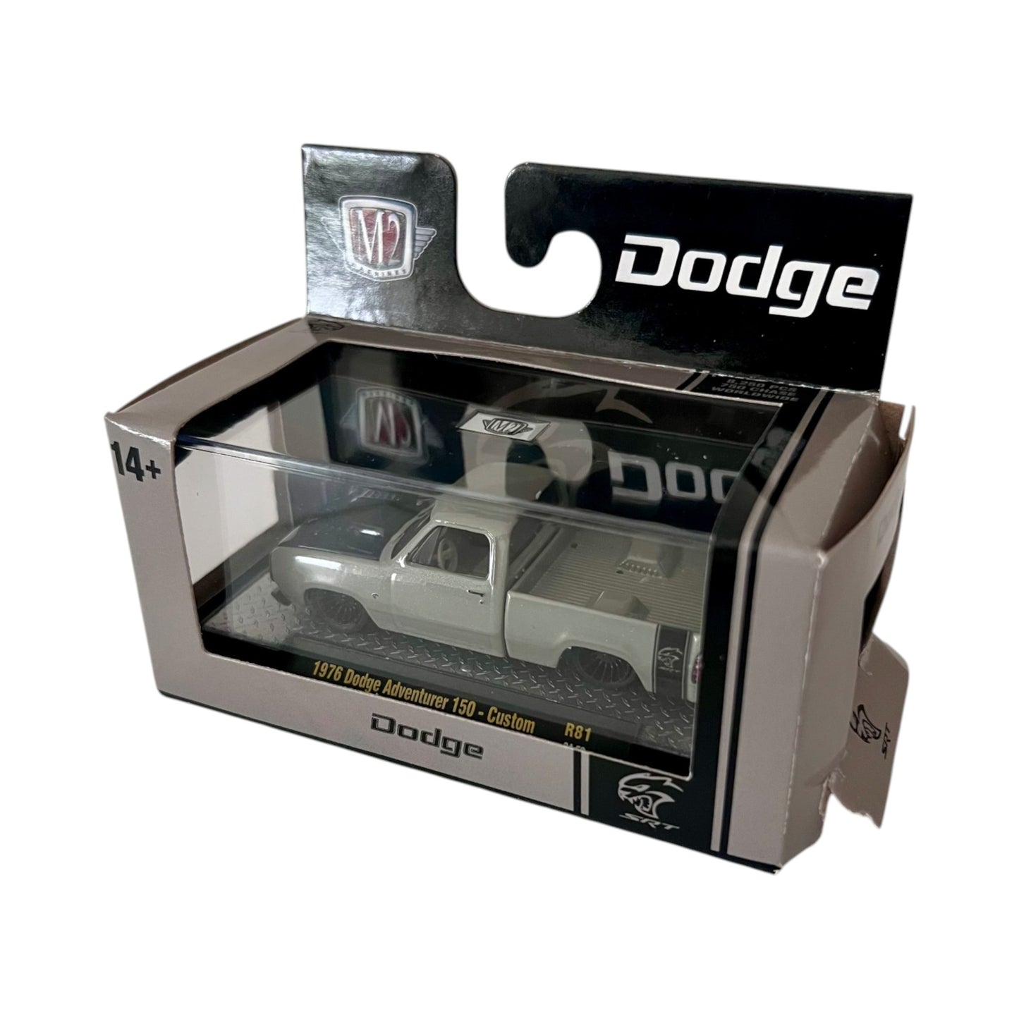 B-Ware - M2 Machines - 1976 Dodge Adventurer 150 Custom, grey - Detroit Muscle 81