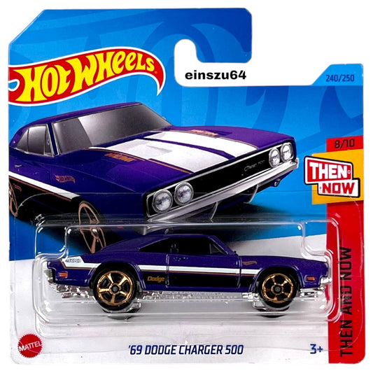 Hot Wheels 2023 - ´69 Dodge Charger 500 - Then and Now 8/10 - HKJ46 - 240/250
