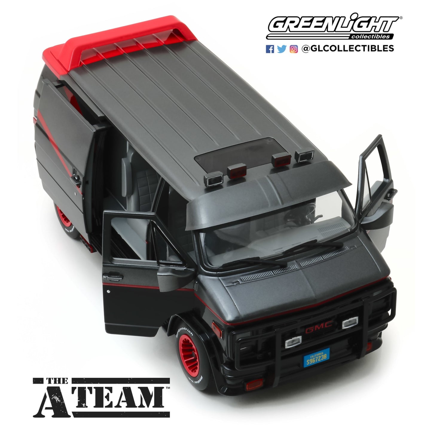 Greenlight - Pre-Order - B.A.´s 1983 GMC Vandura - A-Team - 13521 - 1:18 - Hollywood - OVP