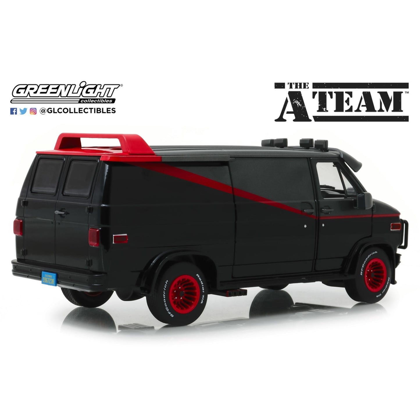 Greenlight - Pre-Order - B.A.´s 1983 GMC Vandura - A-Team - 13521 - 1:18 - Hollywood - OVP
