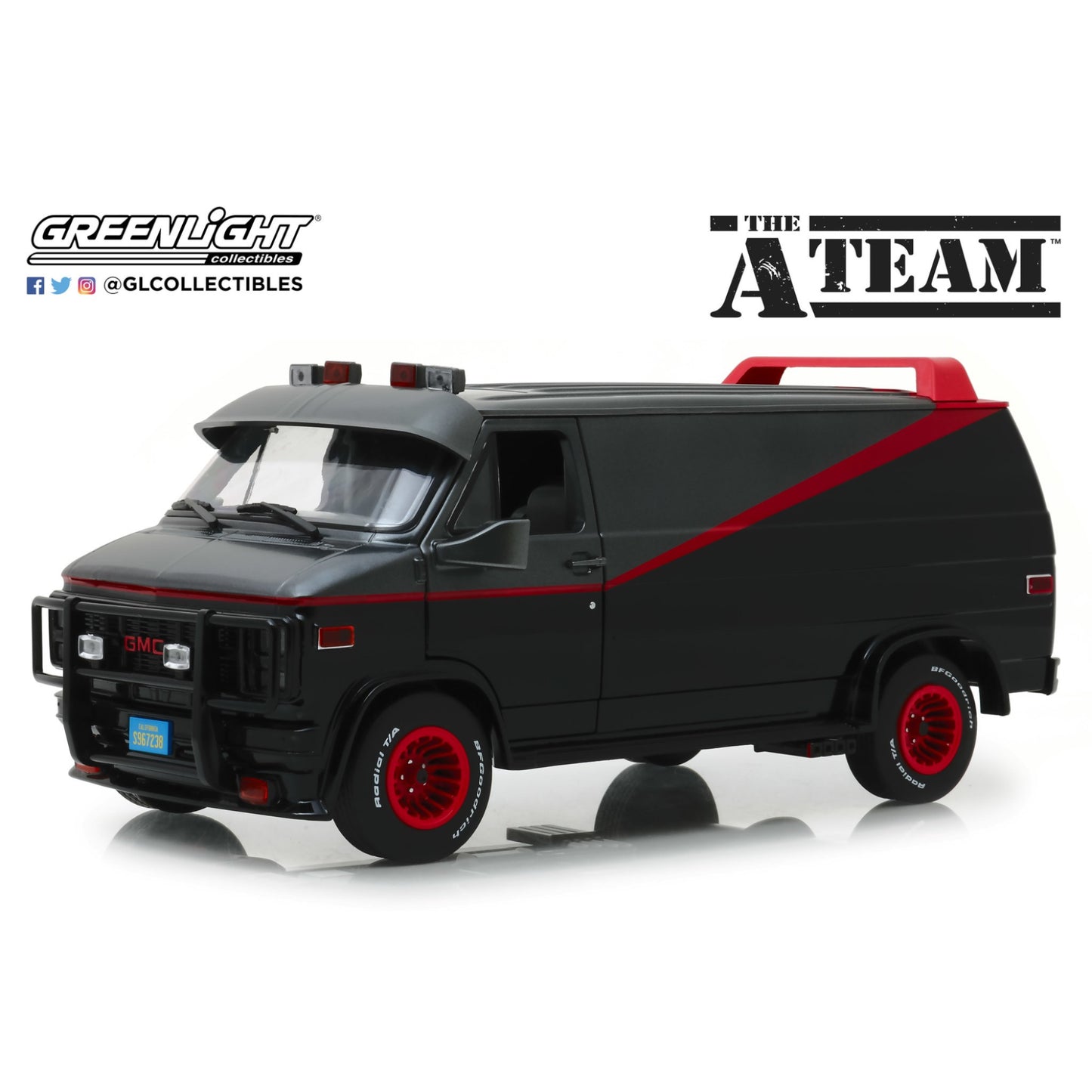 Greenlight - Pre-Order - B.A.´s 1983 GMC Vandura - A-Team - 13521 - 1:18 - Hollywood - OVP
