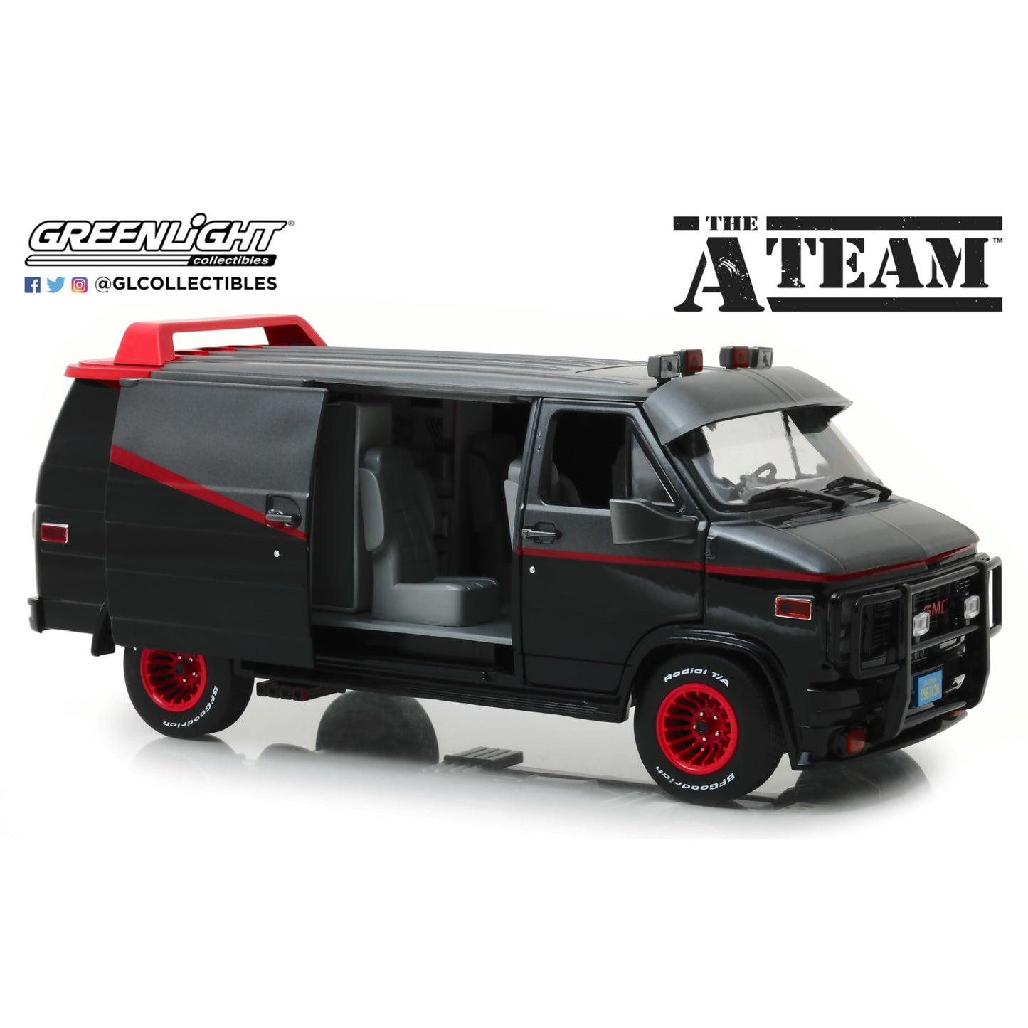 Greenlight - Pre-Order - B.A.´s 1983 GMC Vandura - A-Team - 13521 - 1:18 - Hollywood - OVP