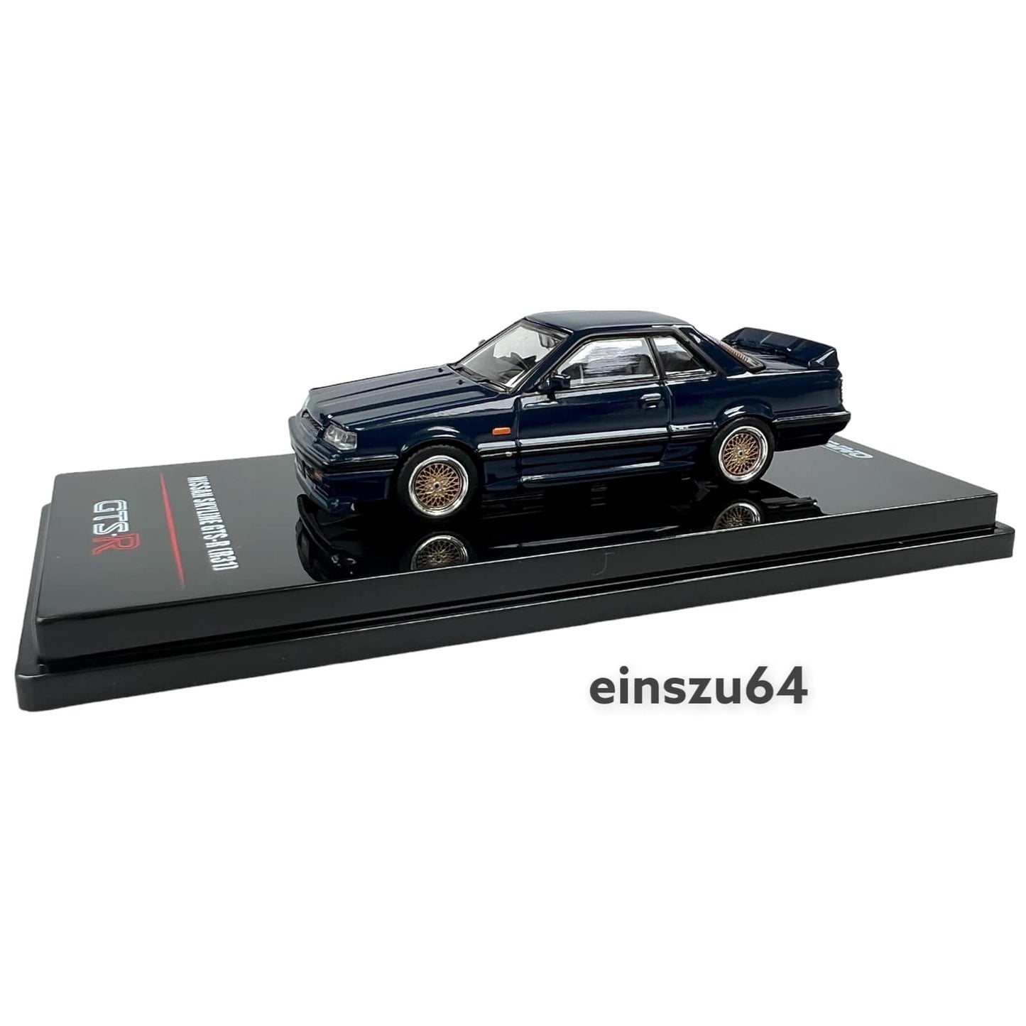 INNO64 - 1987 Nissan Skyline GTS-R R31, dark blue - 1:64 - IN64-R31-DB