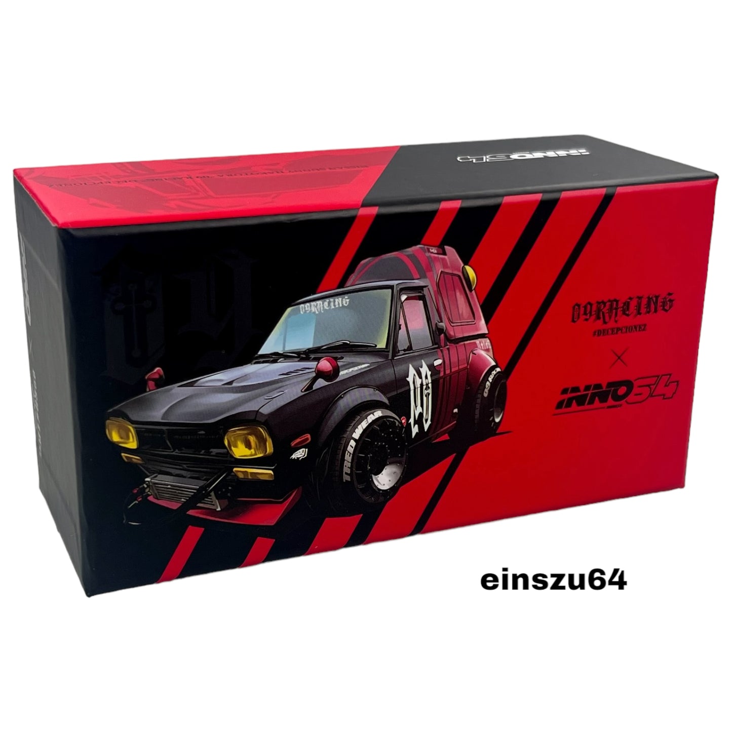 INNO64 - Nissan Sunny Hakotora *09 Racing* Decepcionez - IN64-HKT09-RAD - 1:64