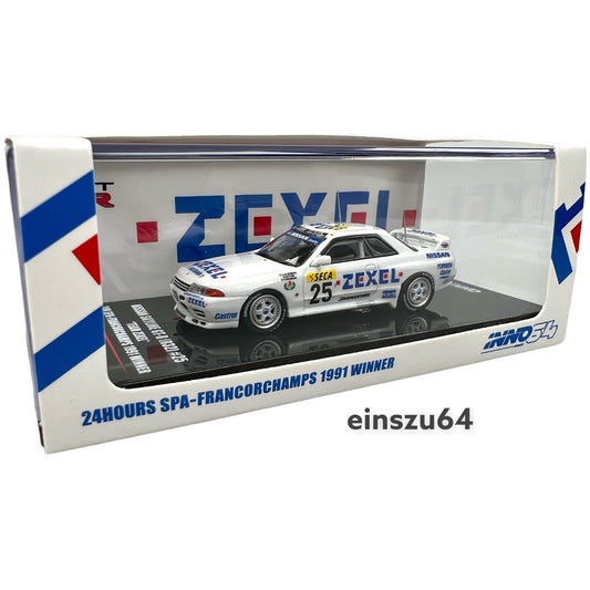 INNO64 1991 Nissan Skyline GT-R R32 #25 *Zexel* 24 hours of Spa - IN64-R32-ZEX91