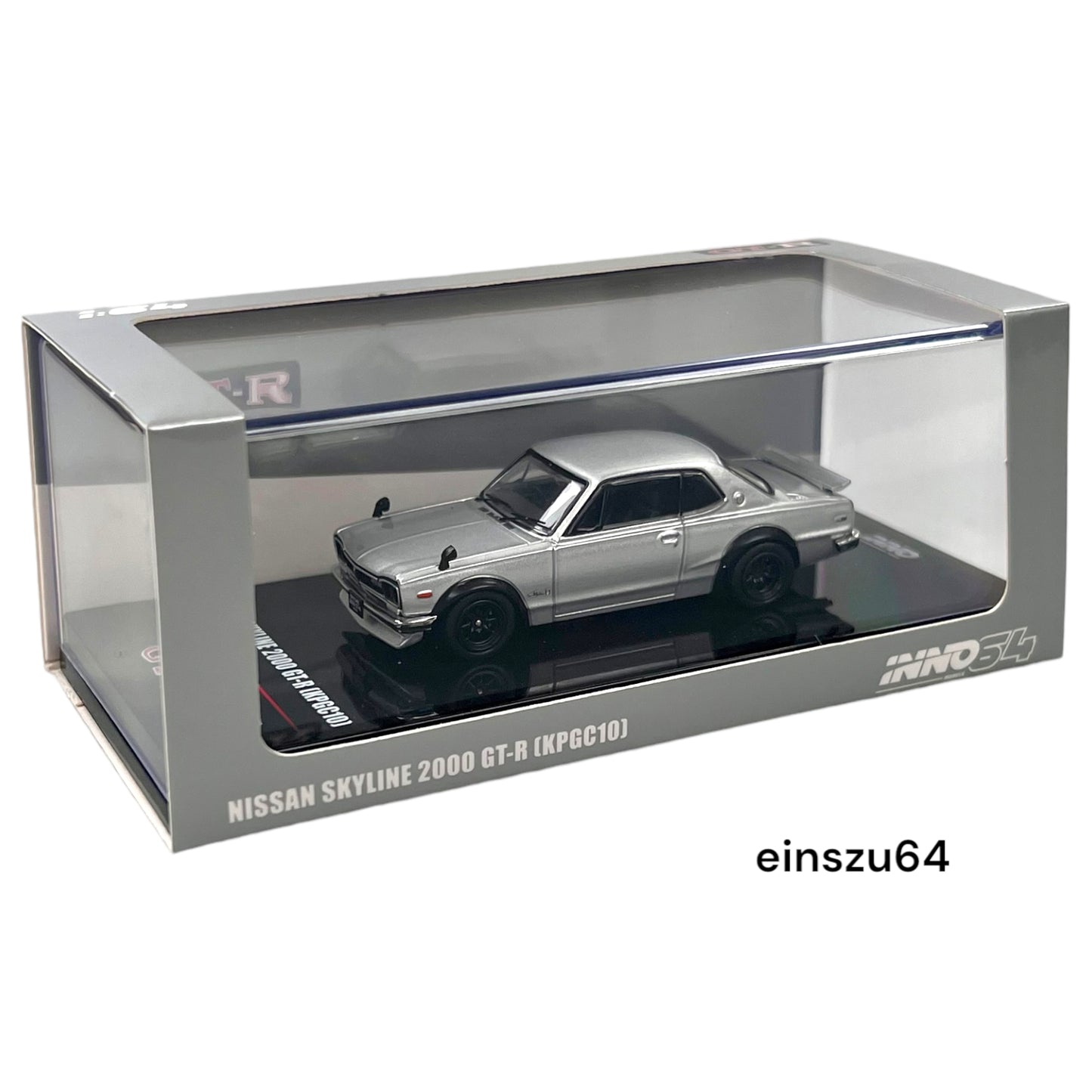INNO64 - Nissan Skyline 2000 GT-R (KPGC110), silver - 1:64 - IN64-KPGC-110SIL -