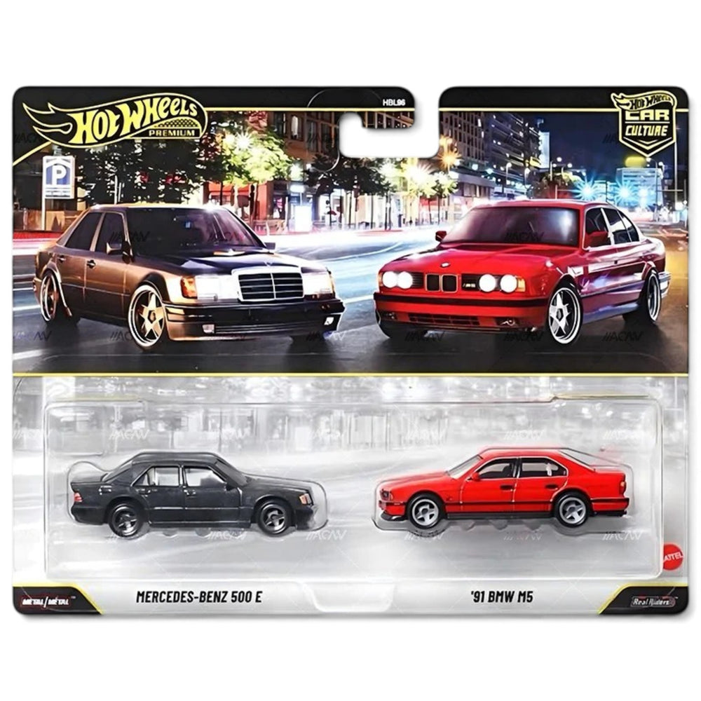 Hot Wheels 2027 - Pre-Order - 2-Pack - Mercedes-Benz 500 E - 1991 BMW M5