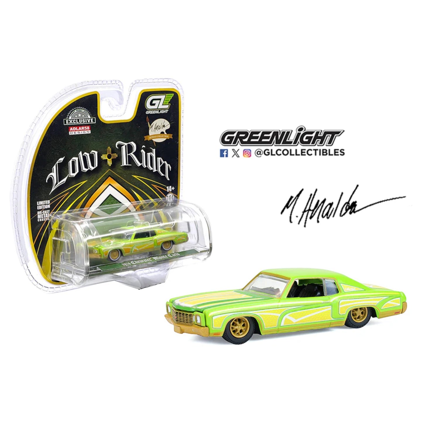 Greenlight - Pre-Order - Chevrolet Monte Carlo Lowrider – Michael Heralda Special Edition - 2020002