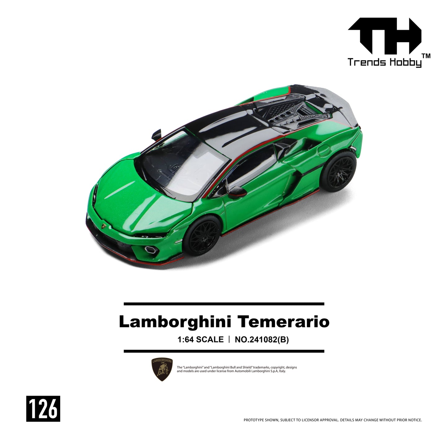 Trends Hobby - Pre-Order - Lamborghini Temerario, Green - 241082-B