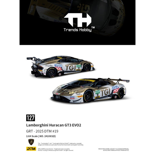 Trends Hobby - Pre-Order - Huracan GT3 EVO2 DTM 2025, #19 - 241083-(E)