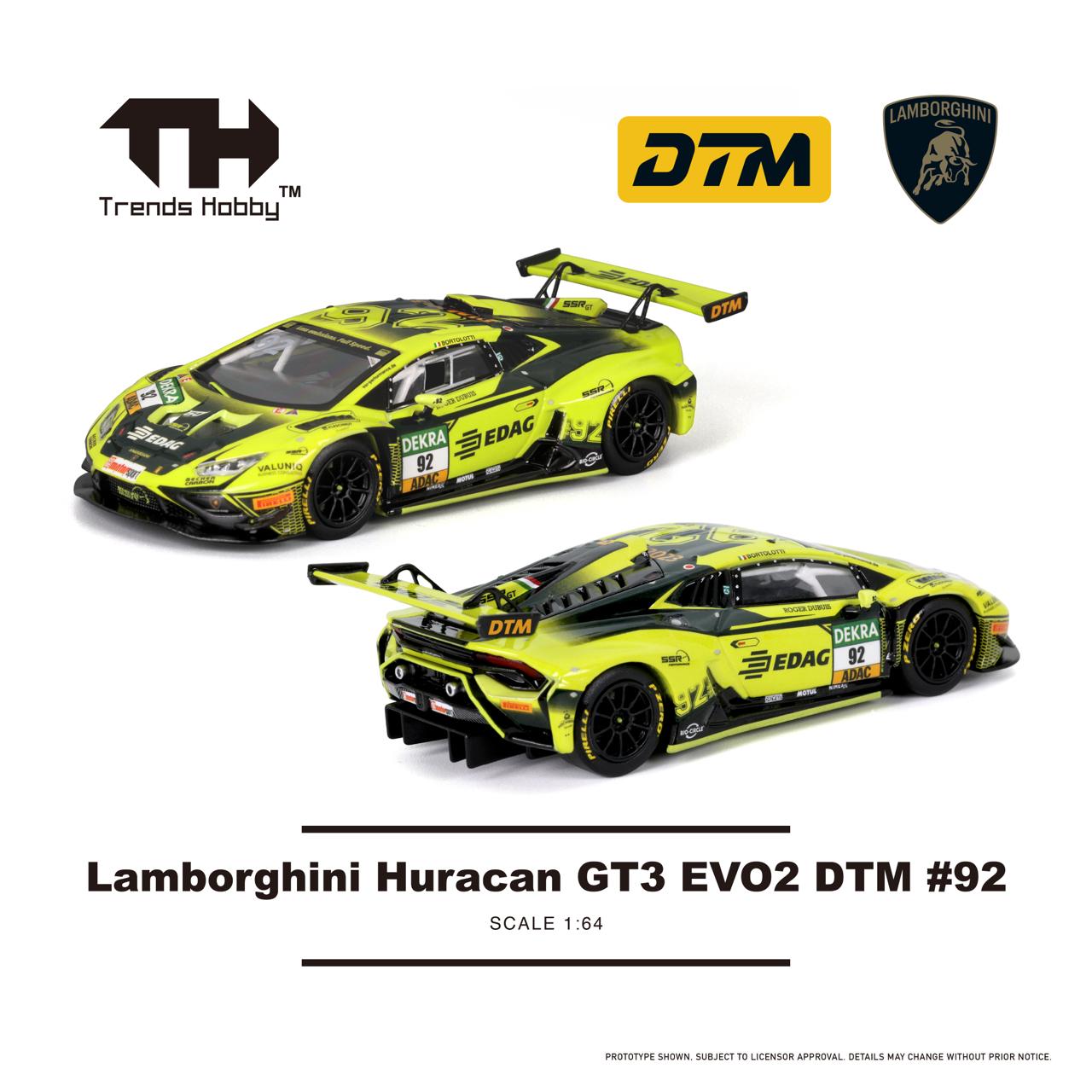 Trends Hobby - Pre-Order - Lamborghini Huracan GT3 EVO2 DTM #92 - 241083-(A)