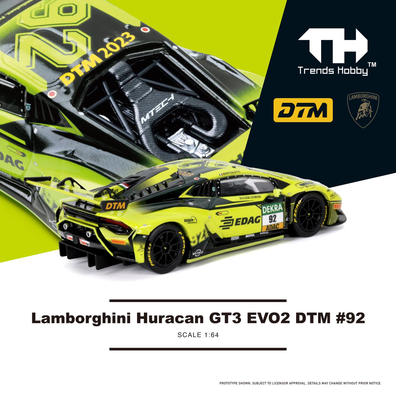 Trends Hobby - Pre-Order - Lamborghini Huracan GT3 EVO2 DTM #92 - 241083-(A)