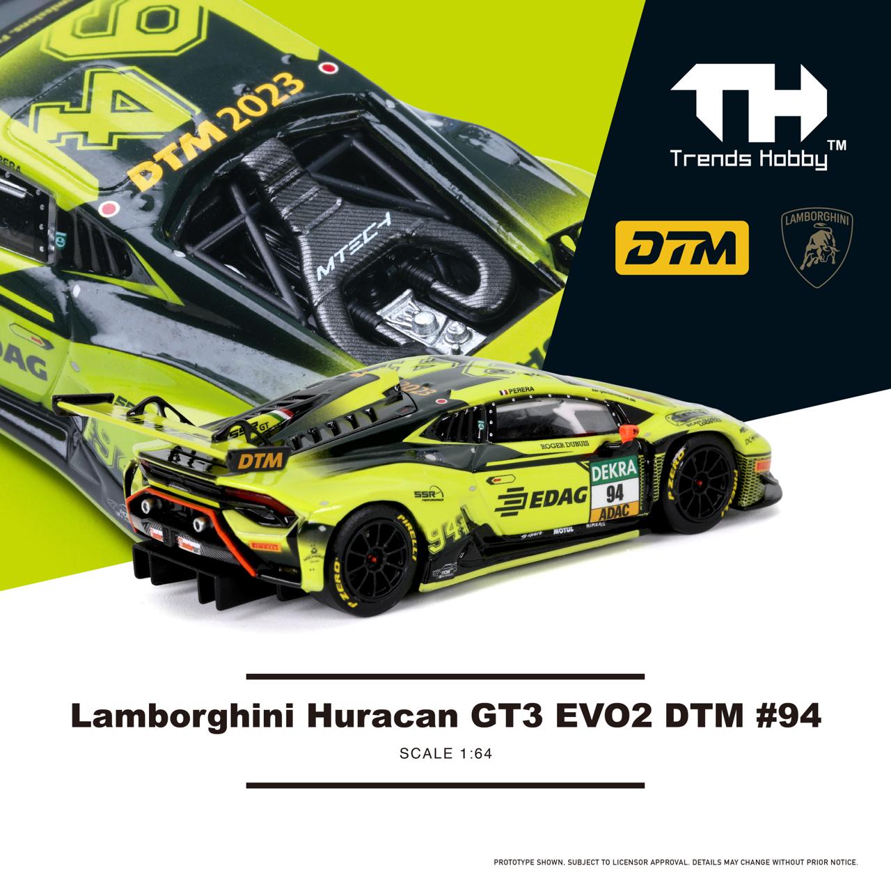 Trends Hobby - Pre-Order - Lamborghini Huracan GT3 EVO2 DTM #94 - 241083-(B)
