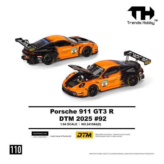 Trends Hobby - Pre-Order - Porsche 911 GT3 R - DTM 2025 #92 - 241084(D)