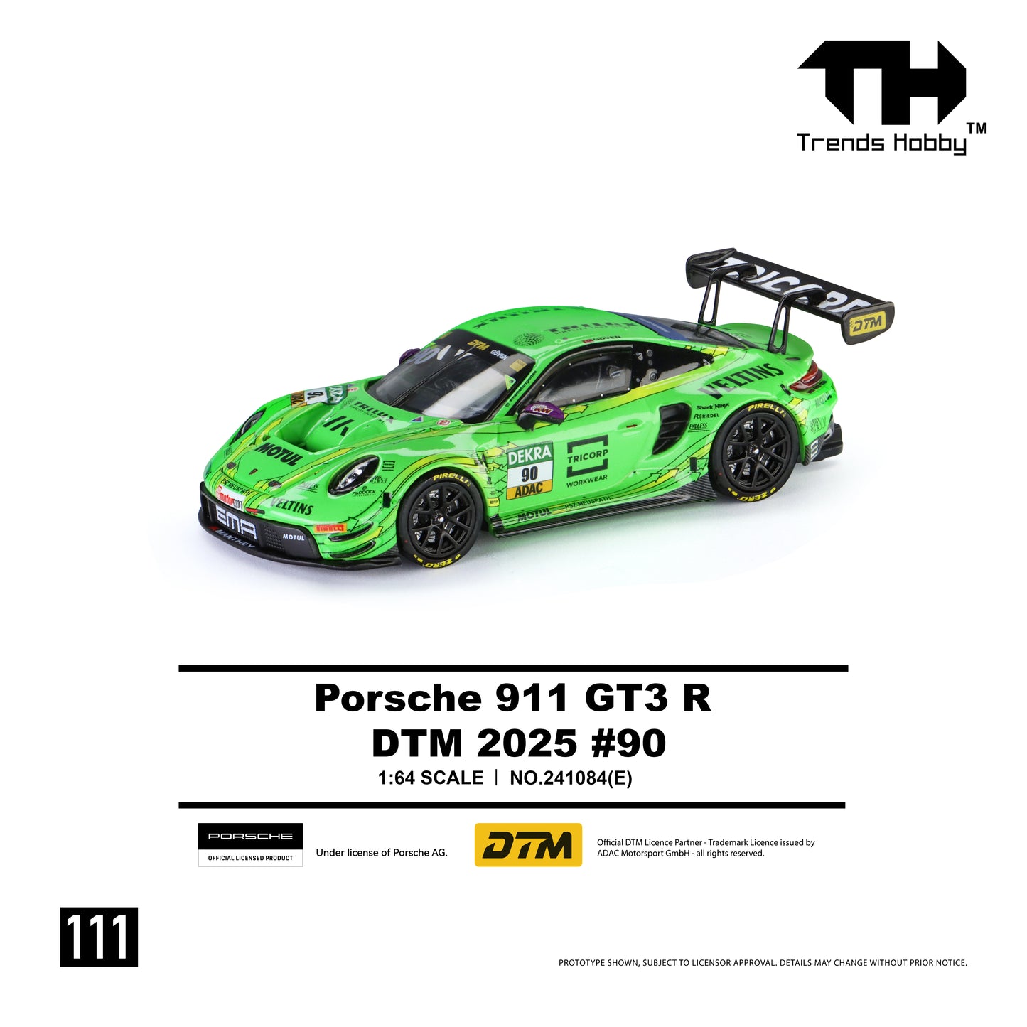 Trends Hobby - Pre-Order - Porsche 911 GT3 R - DTM 2025 #90 - 241084(E)