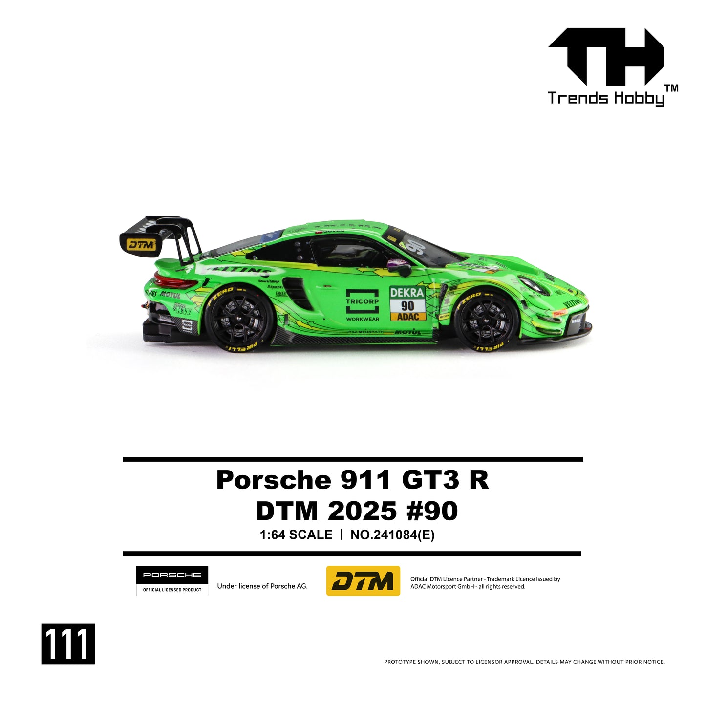 Trends Hobby - Pre-Order - Porsche 911 GT3 R - DTM 2025 #90 - 241084(E)