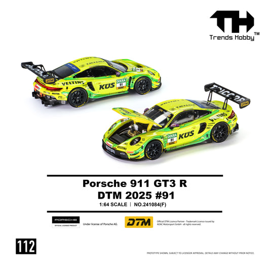 Trends Hobby - Pre-Order - Porsche 911 GT3 R - DTM 2025 #91 - 241084(F)