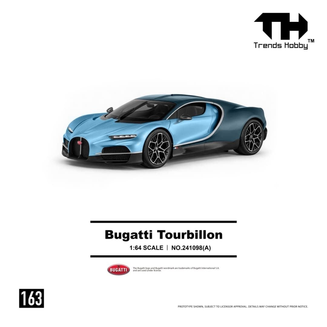 Trends Hobby - Pre-Order - Bugatti Tourbillon - Blue Atlantic - 241098-(A)