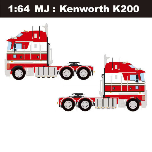 MJ Model - Pre-Order - Kenworth K200 Tuck, red - MJ64-K200-RED