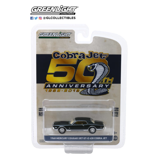 Greenlight - 1968 Mercury Cougar XR-7 GT-E 428 Cobra Jet - 28000-A - Anniversary