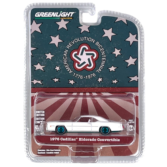Greenlight - 1976 Cadillac Eldorado Convertible - Anniversary Edition - 28140-B - Green Machine