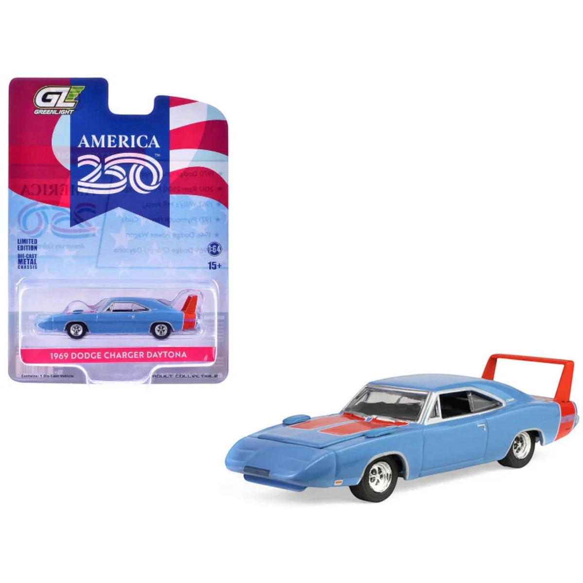 Greenlight - 1969 Dodge Charger Daytona - America 250 - 28180-F