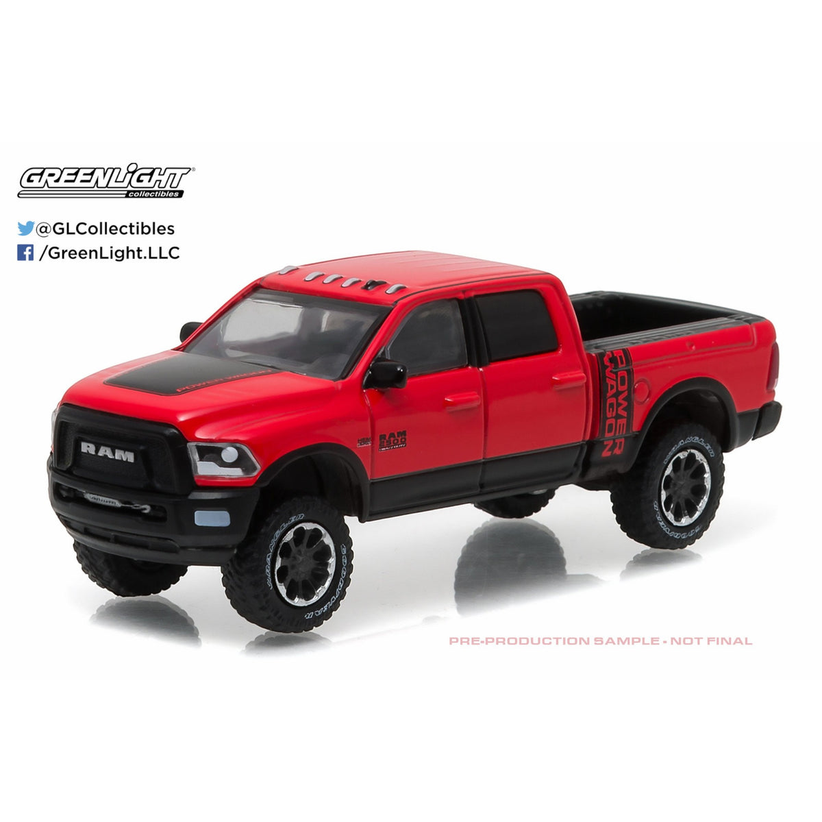 Greenlight - 2017 Dodge Ram 2500 Power Wagon - 29873 - Hobby Exclusive